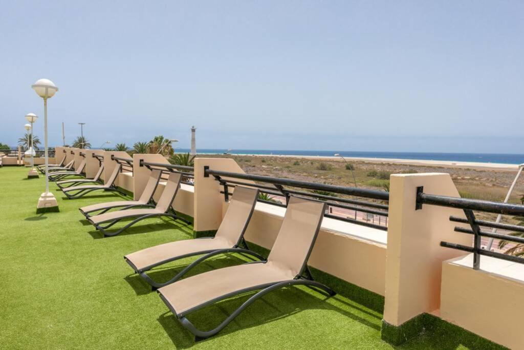 Vista Oceano Spiaggia A 250 M Wi-Fi Ac E Tv In Camera E Zona Giorno Morro Jable Exterior foto